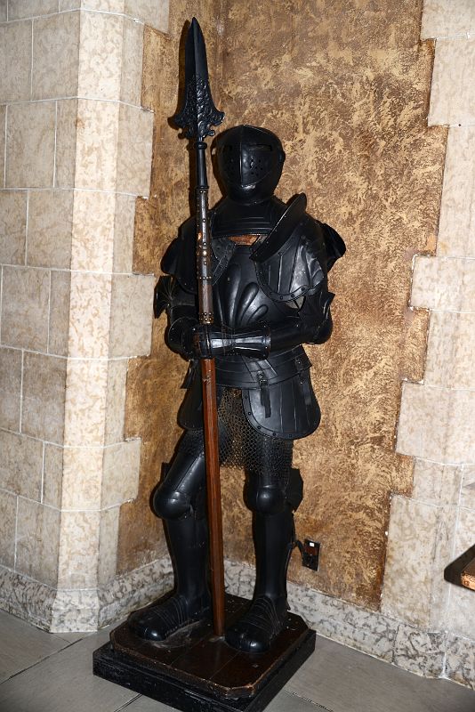 26B Banff Springs Hotel Suit Of Armour At Corner Of Mt Stephen Hall